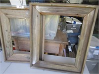 Two Rustic Wooden Frames-