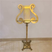 Solid Brass Lyre Sheet Music Stand