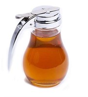 EHomeA2Z Syrup Dispenser Honey Pot Glass Jar,