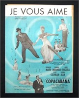 Original Je Voouis Aime Movie Sheet Music