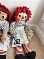 Vintage Large Raggedy Ann Doll