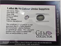 1.45ct Multi-Colour Umba Sapphire