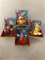 (Set of 4) Super Mario Toy Figurine
