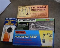 CEN TECH & PITTSBURGH MACHINEST TYPE TOOLS AND