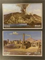 VOLCANOS: Set of ERDAL Trade Cards (1928)