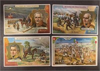 MILITARY: 9 x Rare German Victorian Trade Cards