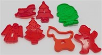 Vintage Plastic Christmas Cookie Cutters