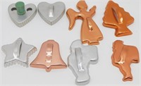 Vintage Copper and Aluminum Cookie Cutters