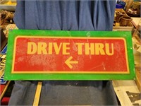 1 Sided Drive Thru Sign
