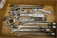 Crescent wrenches and socket wrenches