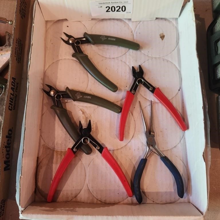 Side Cutting & Needle Nose Pliers