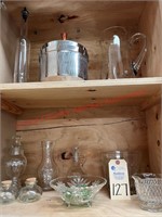 Glassware and misc kitchen items