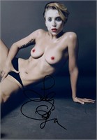 Autograph COA Lady Gaga Photo