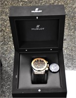 Police Auction: Hublot Automatic Watch With 18k