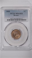 1864 Indian Head PCGS MS64RB
