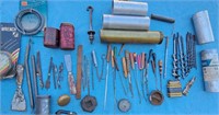 DRILL BITS HOOKS PICKS WIRE GAS CAPS SPRINGS LOT