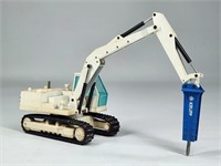 VINTAGE CONRAD KRUPP EXCAVATOR W/ RIPPER JACK