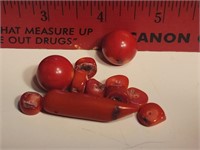 Red Coral Moroccan Beads