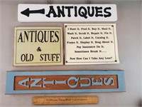 Antiques Signs & Banners