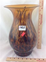 Large art glass vase