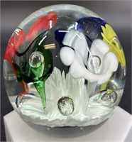 MCM St Clair Art Glass Paperweight