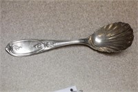 Vintage Coin Sterling Spoon