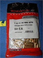 7.62x39 Unprimed Winchester Brass