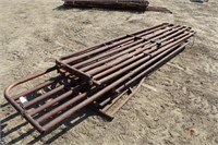 (7) Tube Style Gates, Approx 9ft-14ft