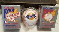 Nolan Ryan set baseball cards & Babe Ruth Ball