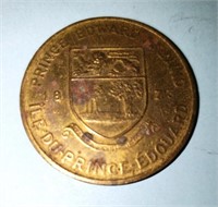 1873 PEI Lady's Slipper token