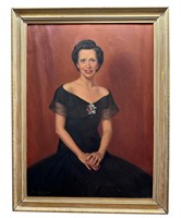 JOHN DOCTOROFF Portrait, Oil Painting Signed 1947