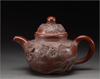 Qing Dynasty purple clay pot