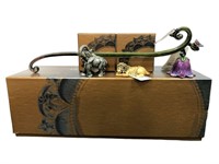 JAY STRONGWATER Animal Figurines, Candle Snuffer