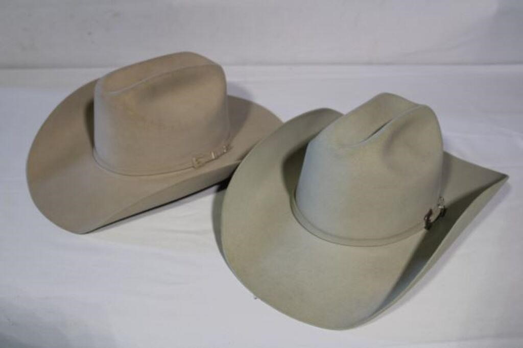 (1) Men's Stetson 6X, (1) Resistol Size 7-1/4