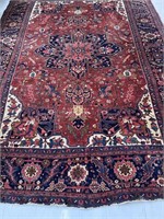Large Antique Perisian Area Carpet