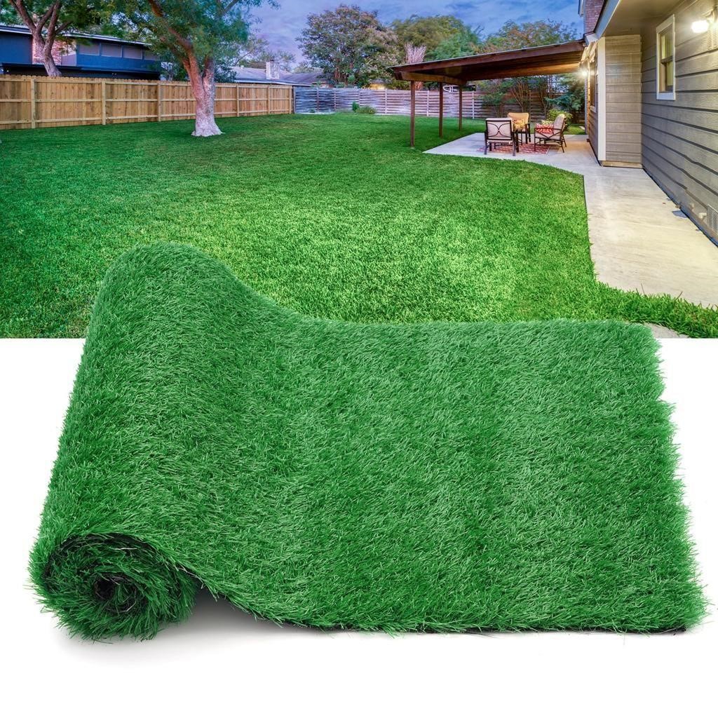GOTGELIF Artificial Grass Turf Summer Grass,