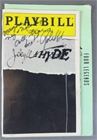 Jekyll & Hyde Playbill Signed