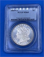 1885 Carson City Morgan Silver Dollar
 MS 64