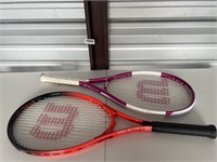 2 Wilson Tennis Racquets U251