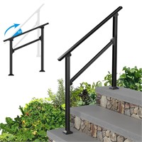 Wrought Iron Handrails for Outdoor Steps - Exterio