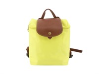 LONGCHAMP Yellow Pliage Backpack
