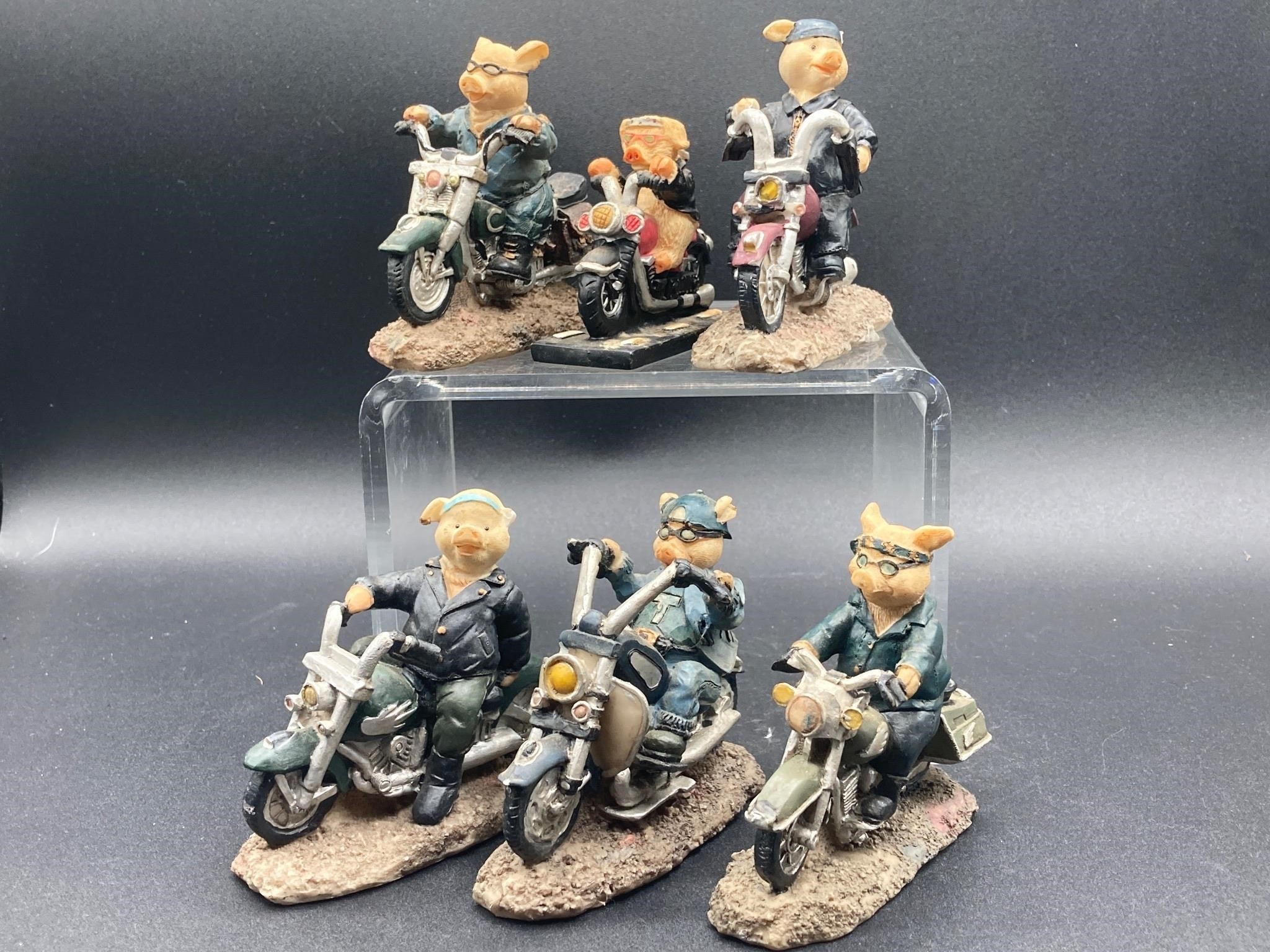 Hog Rider Resin Figure Set
