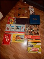 Vintage Board Games (Bingo, Chinese Checkers)