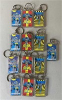 13pc 1982 DC Comics Batman Keychains