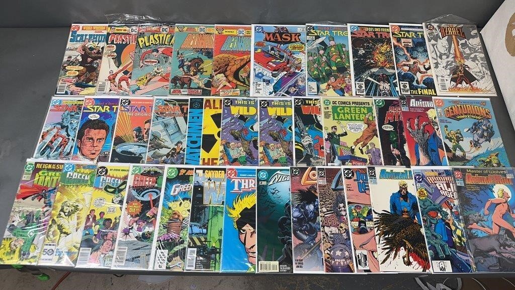 36pc Bronze-Mod DC Comic Books w/ Plastic Man