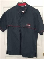 Jaguar Short Sleeve Black Racing Shirt L Men's