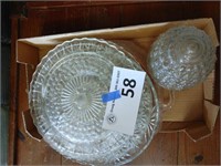 Glass Serving Platers- Flat