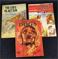 3 Vintage How To Draw And Paint Art Books Dogs