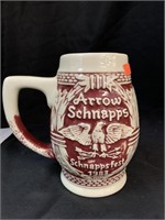 1983 ARROW SCHNAPPS POTTERY STEIN