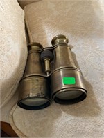 Pair of Antique Brass French Binoculars